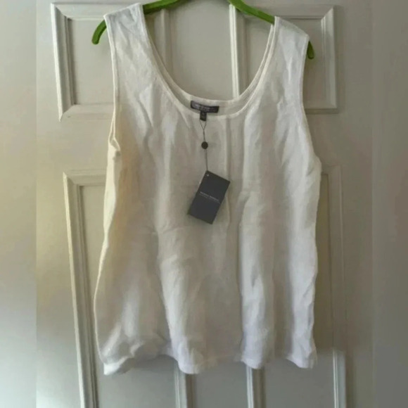 Neiman Marcus Tops - Neiman Marcus Off White Cashmere Tank-3x.  BNWT